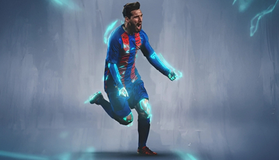 ảnh nền messi 4k trang phục thi đấu argentina