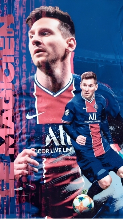 hình nền messi psg chibi ngầu