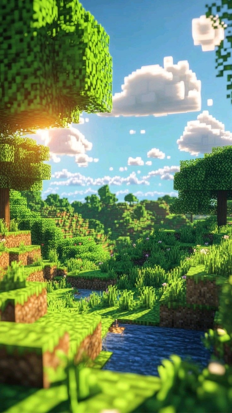 bộ sưu tập ảnh phong ảnh minecraft 4k