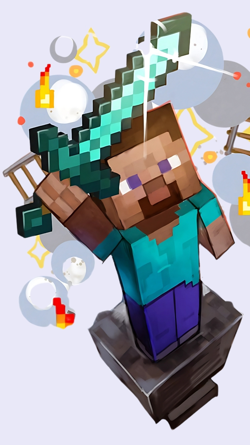 hình minecraft nhân vật cực ngầu