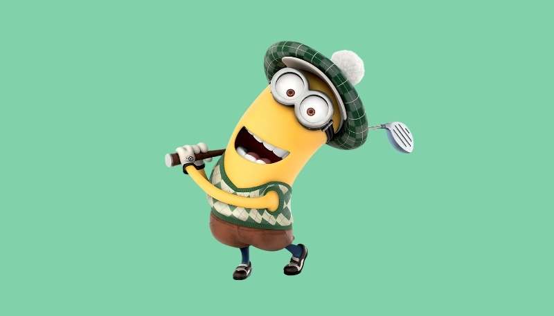 Ảnh Minions Kevin vui vẻ, ngốc nghếch