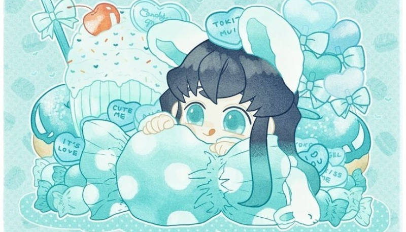 Hình Muichirou chibi siêu dễ thương PC
