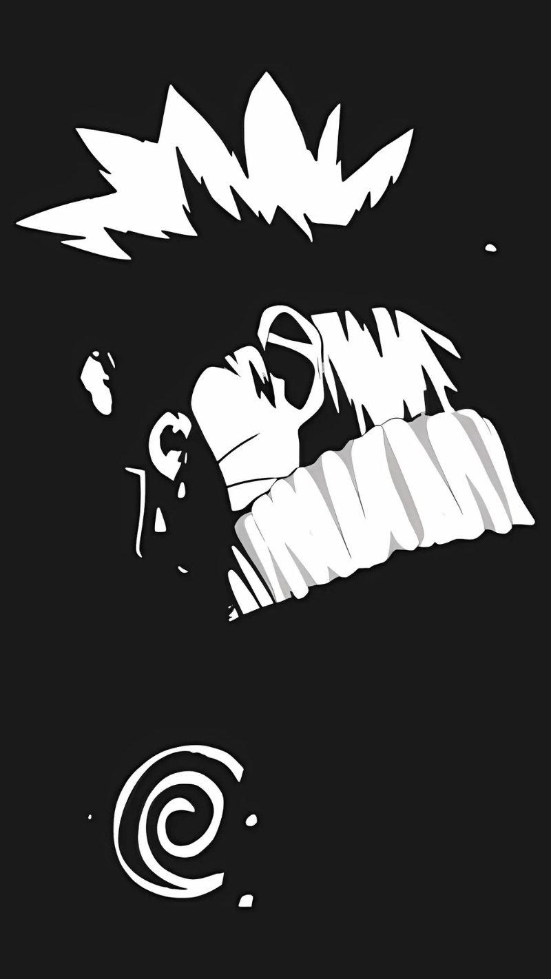 ảnh nền naruto trang đen đẹp nhất