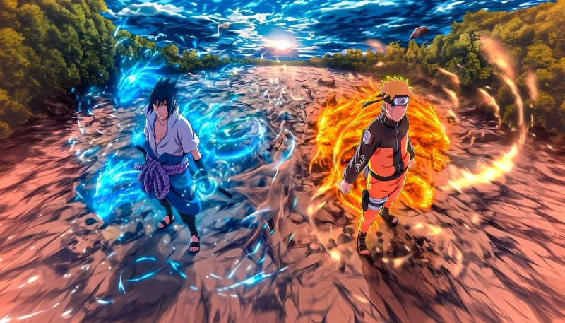 bộ sưu tập hình nền naruto và sasuke vs sasori