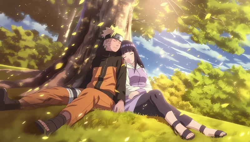 hình nền naruto và hinata 4k