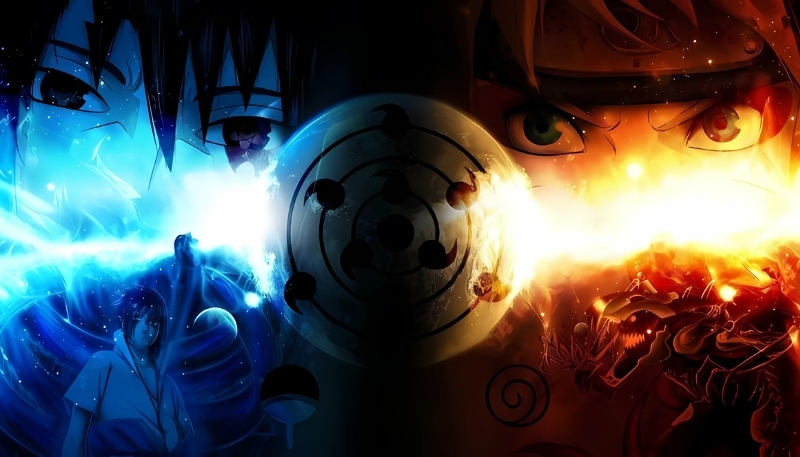 hình nền naruto và sasuke 4k