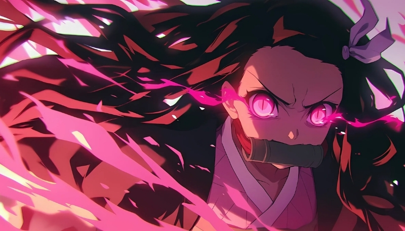Wallpaper nezuko cực ngầu đẹp 4K cho PC