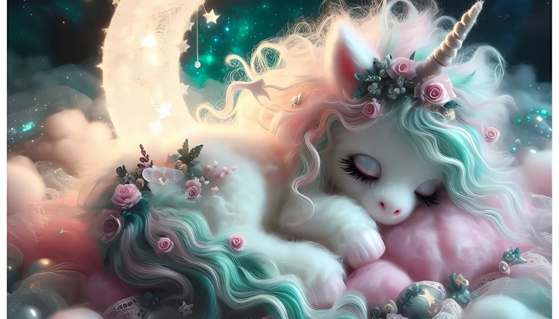 Ảnh ngựa 3D chibi đẹp lung linh cho máy tính
