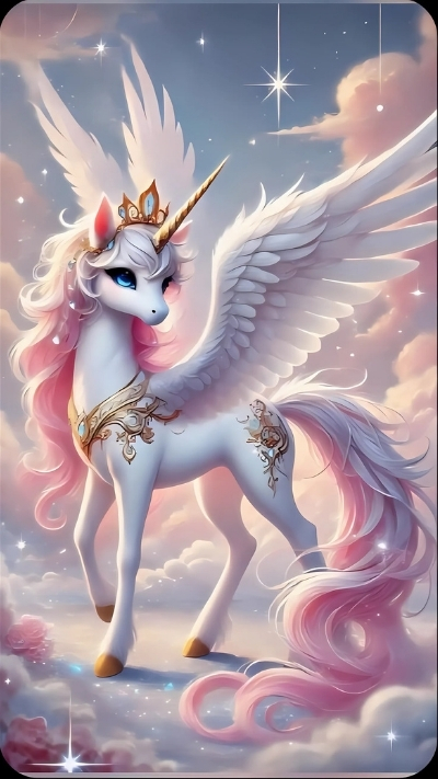 Nền ngựa pony cute ấn tượng cho dế yêu