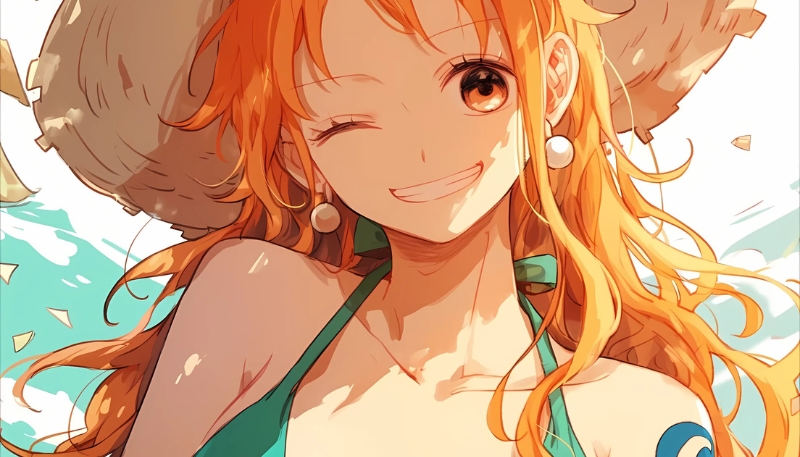 Ảnh Nami One Piece 4K cho máy tính