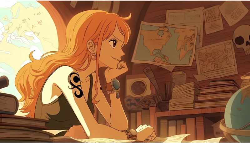Ảnh nền Nami One Piece đẹp cho PC