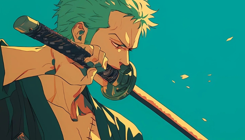 Ảnh Zoro One Piece 4K dành cho máy tính