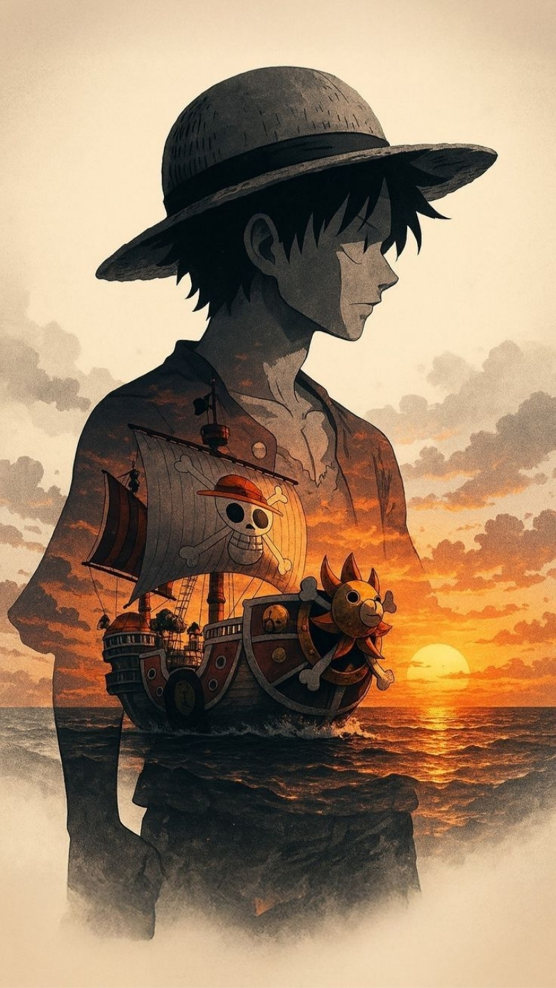 Background One Piece cho di động sắc nét