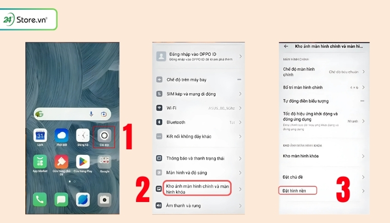 Cách tải hình nền Oppo đơn giản