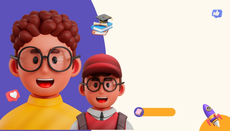 background Hình nền PowerPoint mầm non hài hước, ngộ nghĩnh