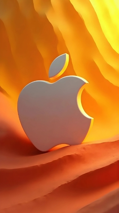 Background táo iPhone 4K lung linh sắc màu