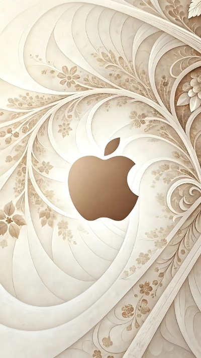 Background táo iPhone 4K rực sáng