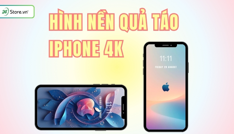 Hình nền quả táo iPhone 4K