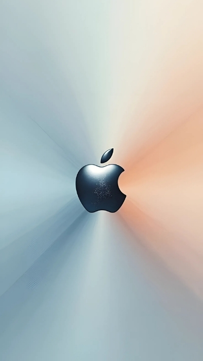 Hình trang trí quả táo iPhone 4K sáng tạo