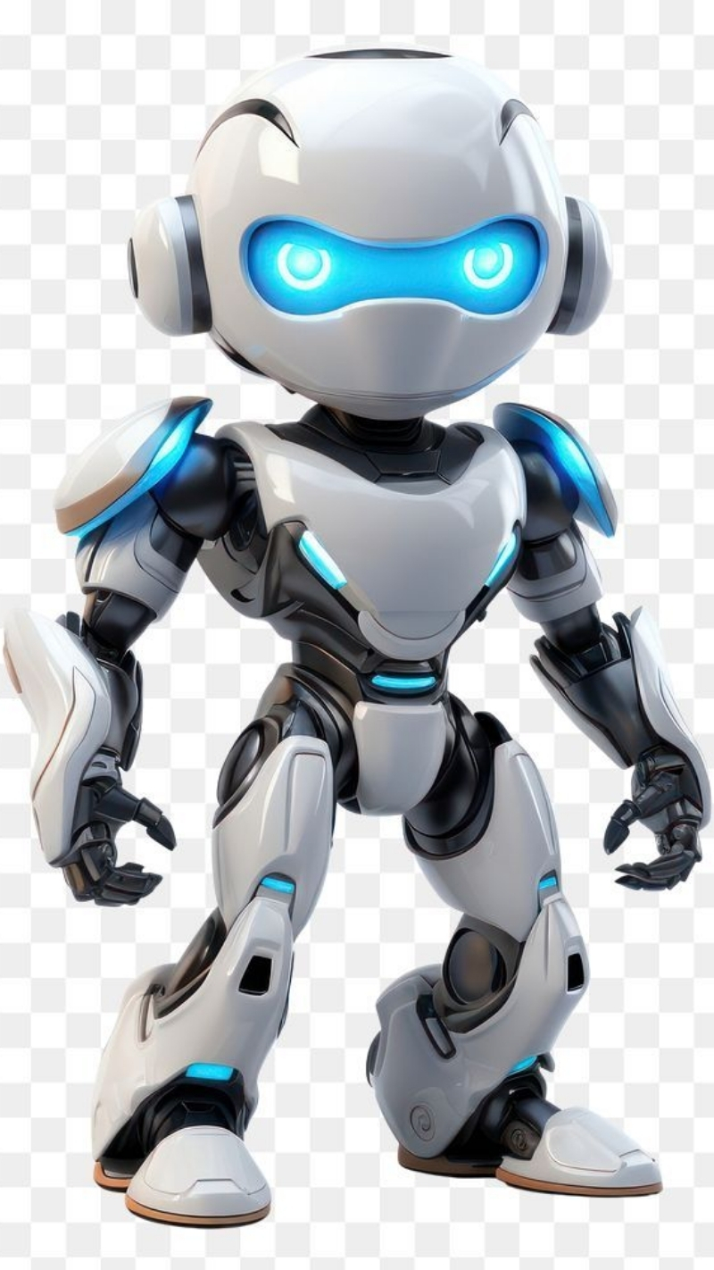 hình robot định dạng png dễ thương