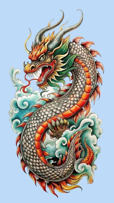 ảnh nền cá chép hoa rồng đẹp mắt