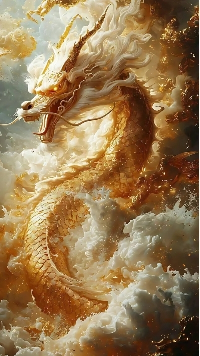 bộ sưu tập hình nền rồng vàng sang trọng