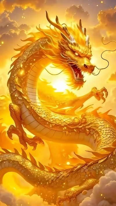 hình ảnh rồng vàng hoàng kim