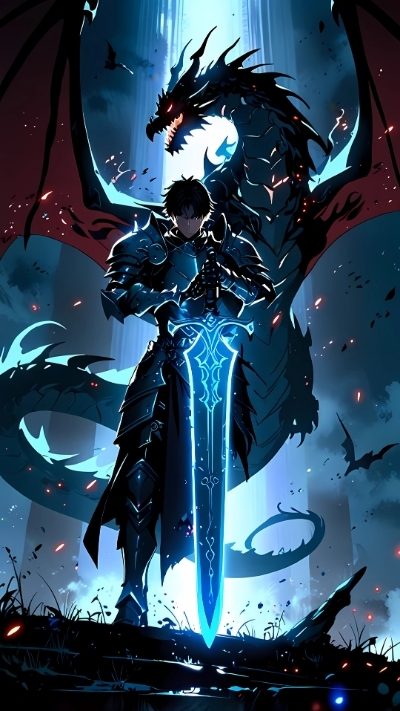 hình nền rồng anime cực ngầu cho máy tính