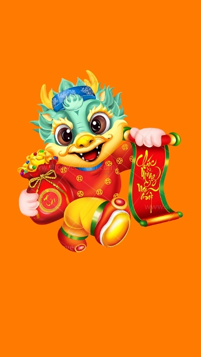 hình nền rồng giáp thìn cho điện thoại