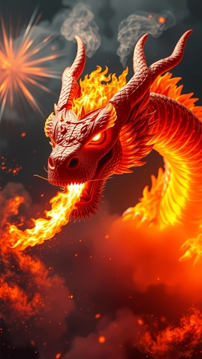 hình nền rồng lửa siêu đẹp