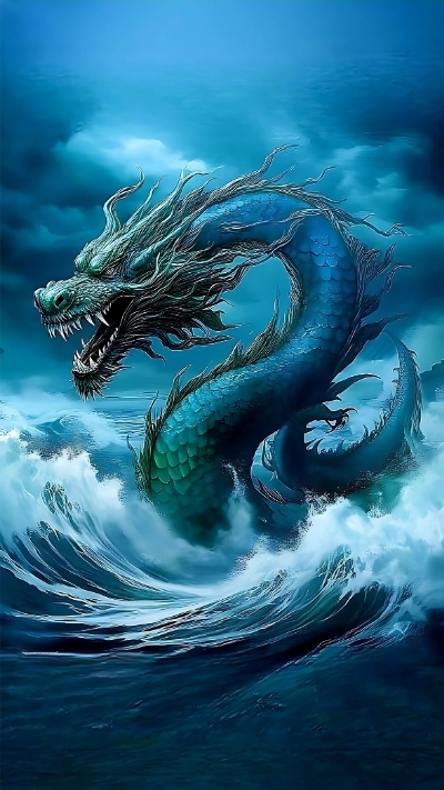 hình nền rồng xanh đẹp