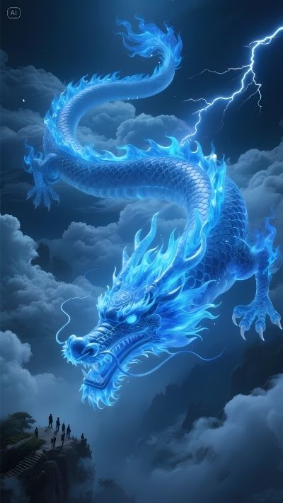 hình rồng xanh siêu ngầu