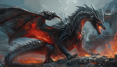 Wallpaper rồng 4K cho máy tính