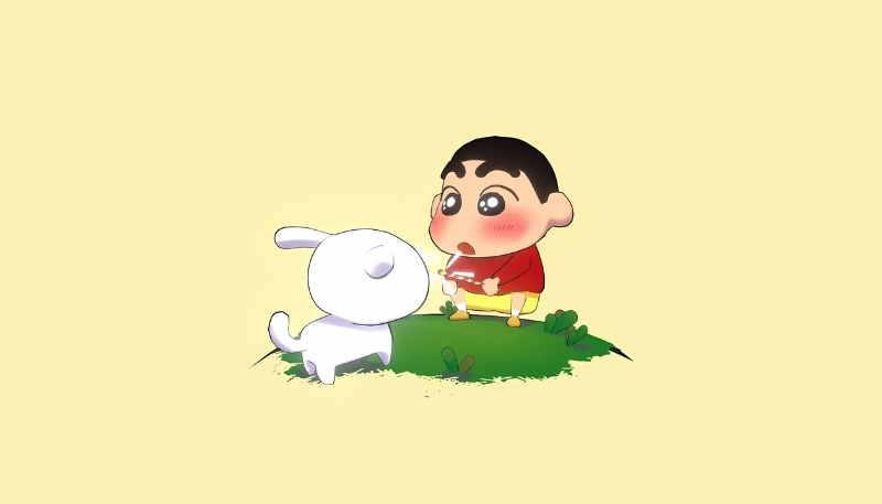 Hình nền máy tính Shin Cậu Bé Bút Chì cute
