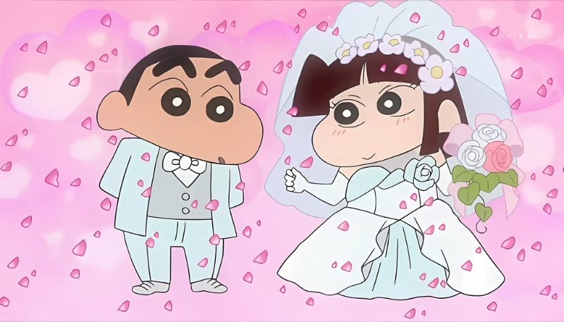 Hình nền Sin Cậu Bé Bút Chì cute