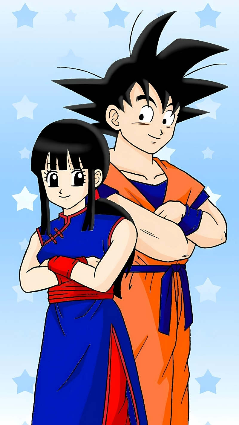 Ảnh nền couple Songoku dễ thương