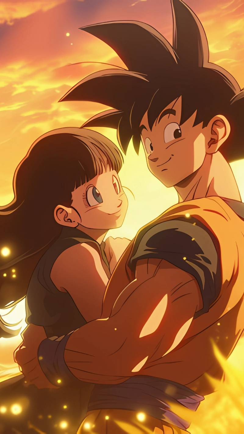 Ảnh nền Songoku couple siêu đẹp