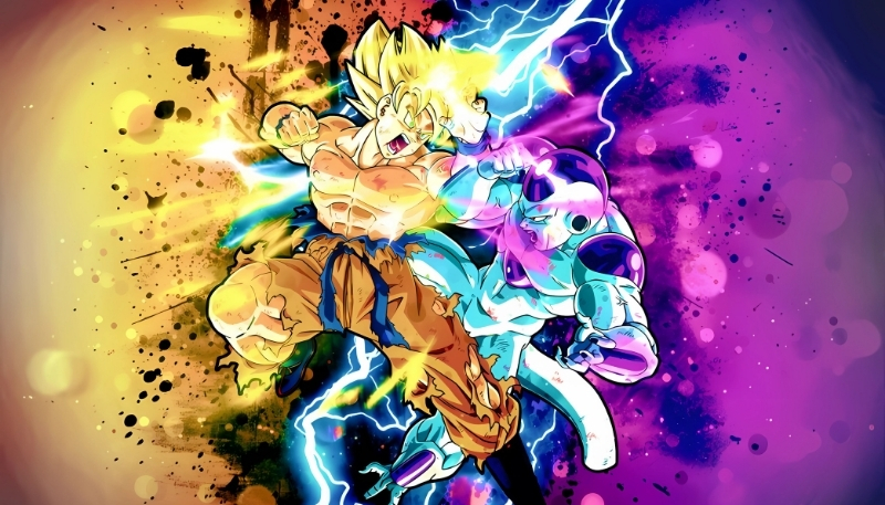 Bộ sưu tập hình nền Songoku chiến đấu đẹp nhất