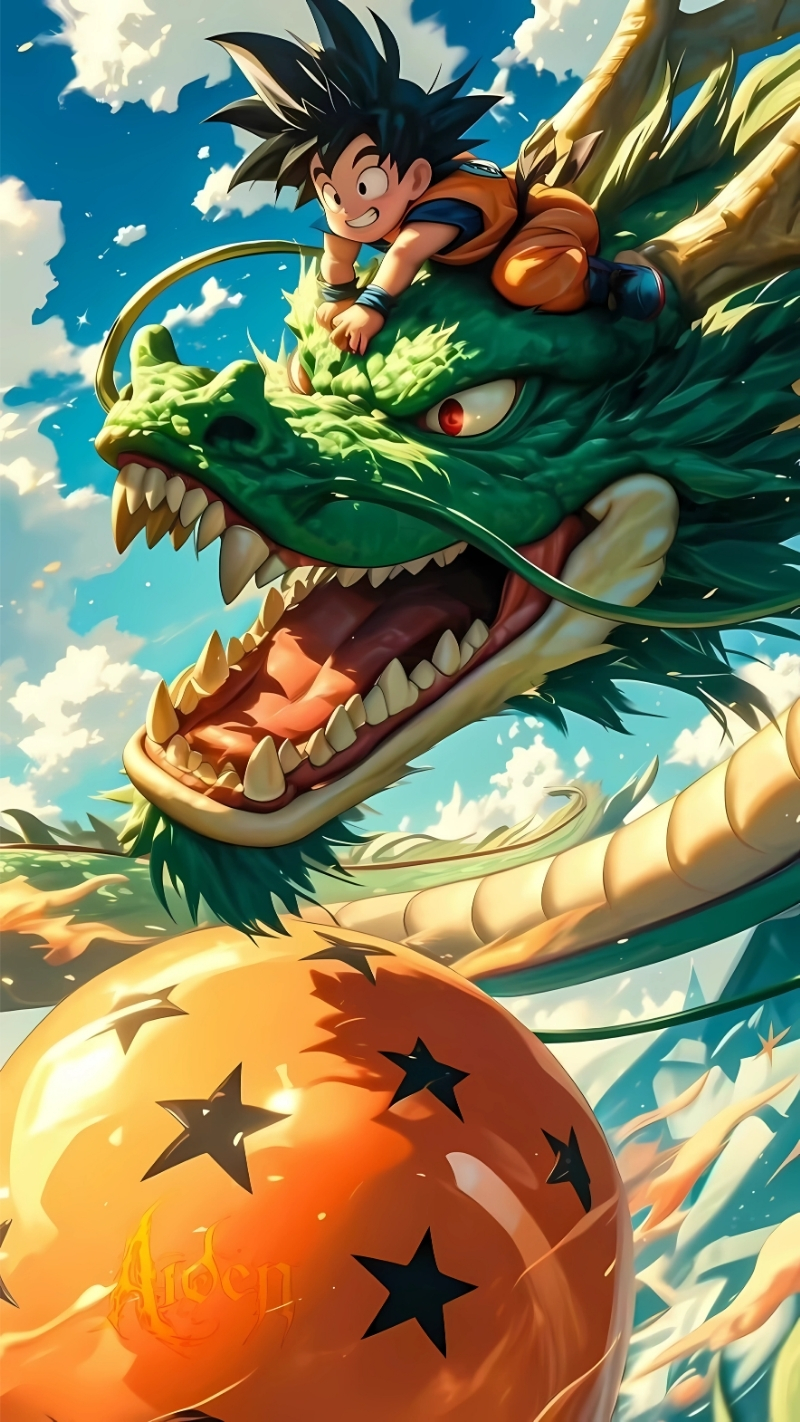Bộ sưu tập hình nền Songoku cute phiên bản nhí