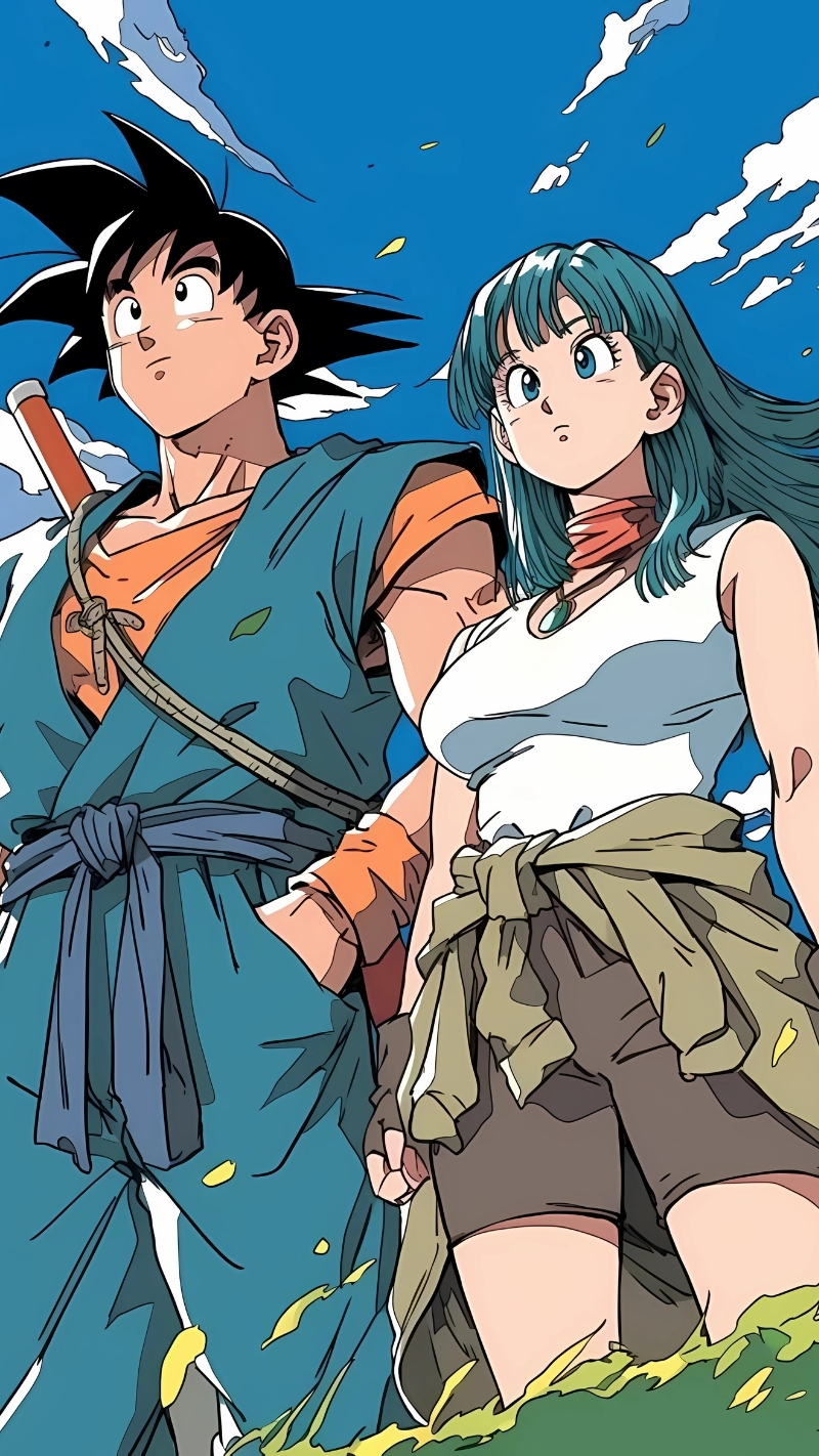 Hình nền couple Songoku cho iPhone
