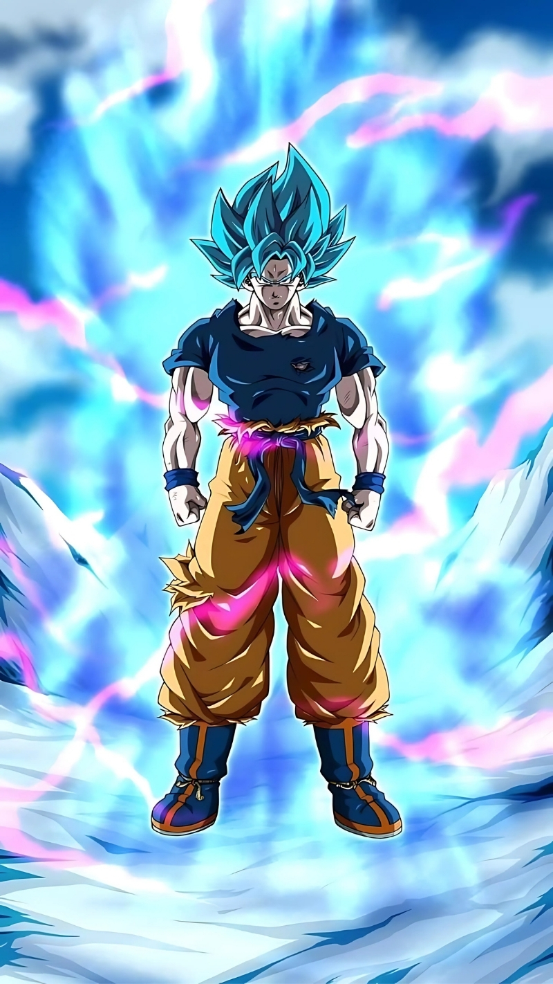 Hình nền Songoku bản năng vô cực siêu đẹp