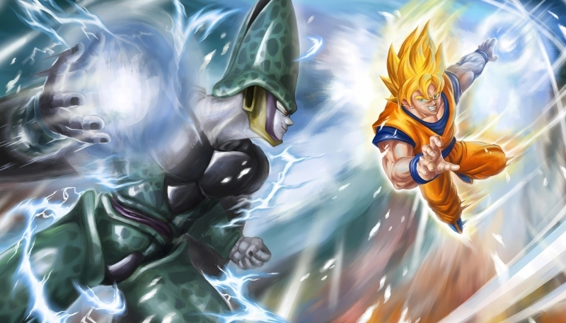 Hình nền Songoku chiến đấu 4K cực nét