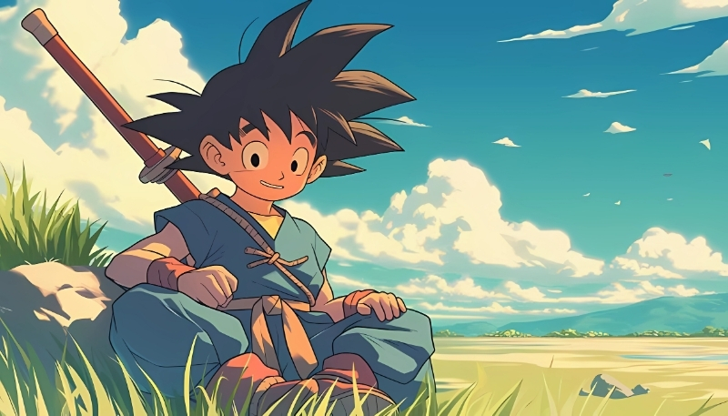 Tải hình Songoku đáng yêu cho máy tính