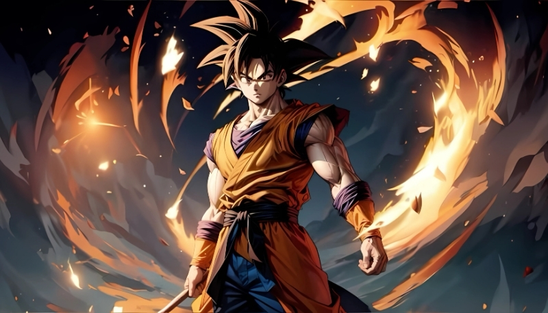 Tải hình Songoku Full HD cho laptop
