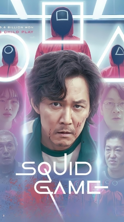 Ảnh nền điện thoại Squid Game sống động đẹp mắt