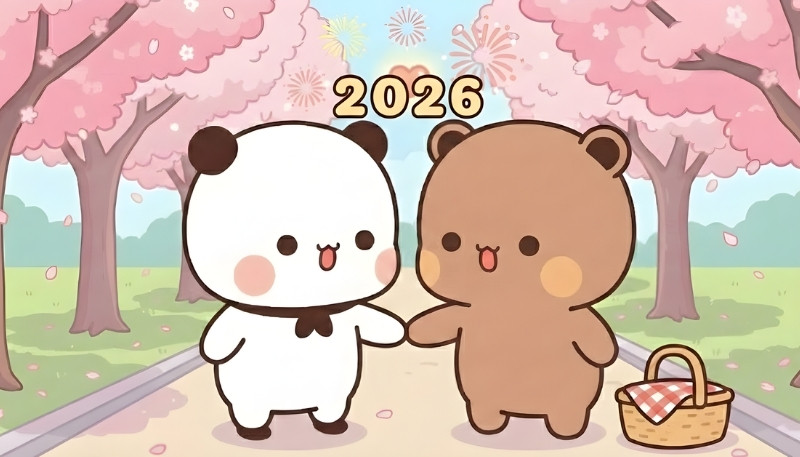anh nen tet chibi tươi mới