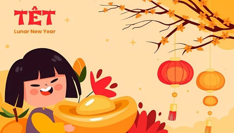 Background Tết 2025