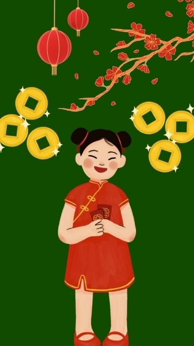 Hình nền Tết cute