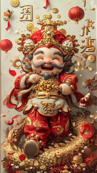 Hình ảnh Thần Tài phát lộc