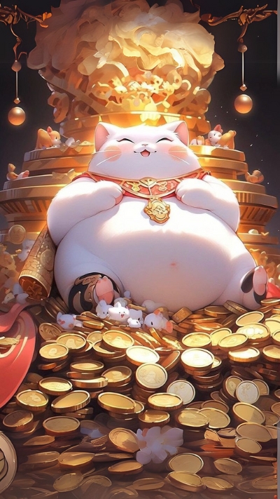 Hình nền mèo Thần Tài